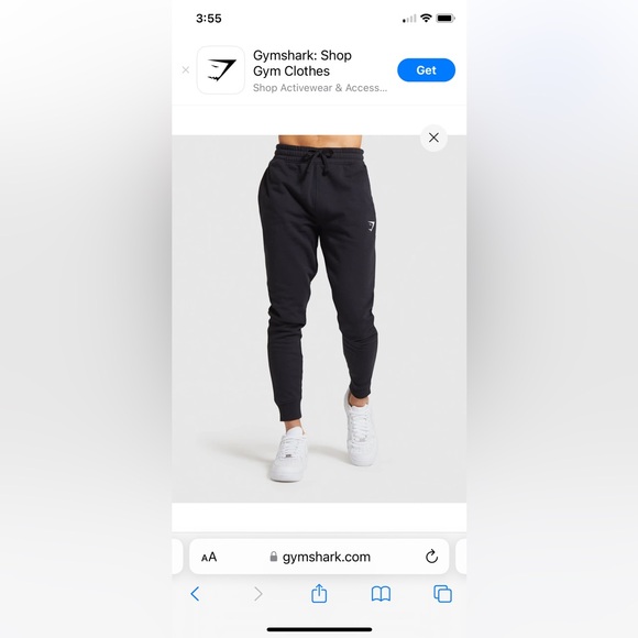 GYMSHARK men’s crest joggers - Picture 1 of 8